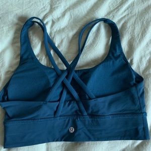 Longline Teal Lululemon Sports Bra